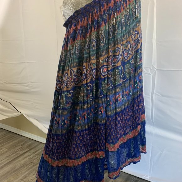 Sashi Skirt made in India Large long Soft & Flowy - Picture 1 of 12
